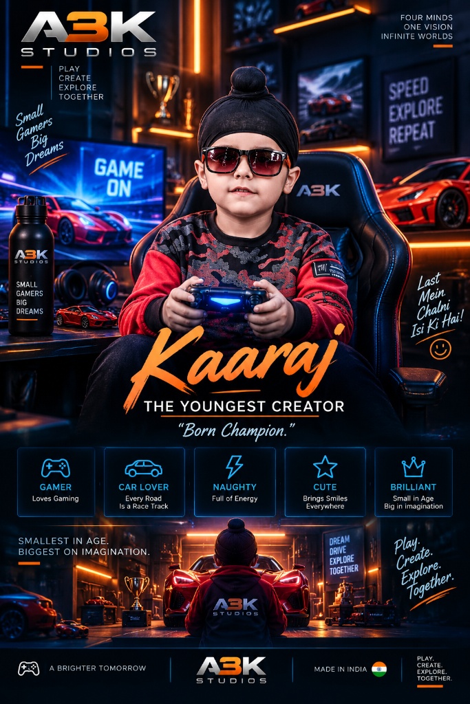 Kaaraj — The Youngest Creator